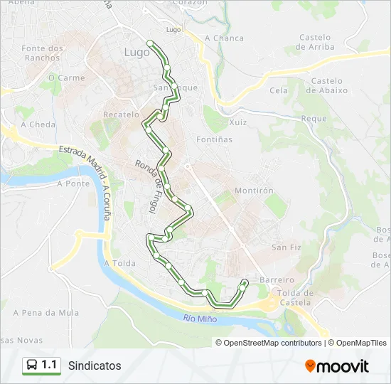 1.1 Bus Line Map
