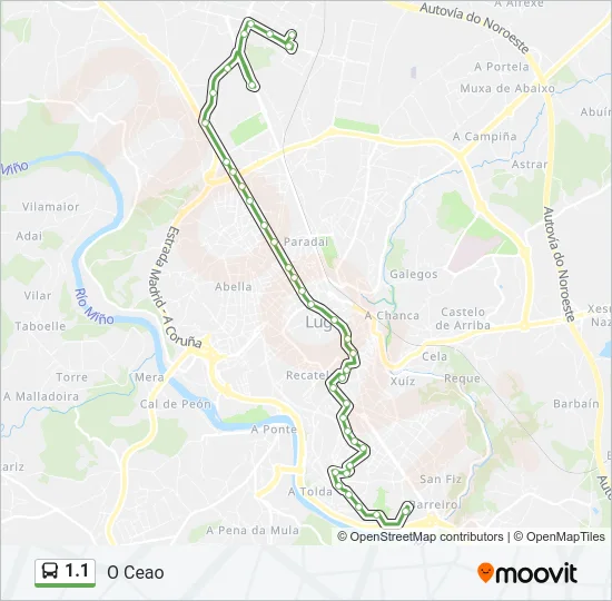 1.1 Bus Line Map