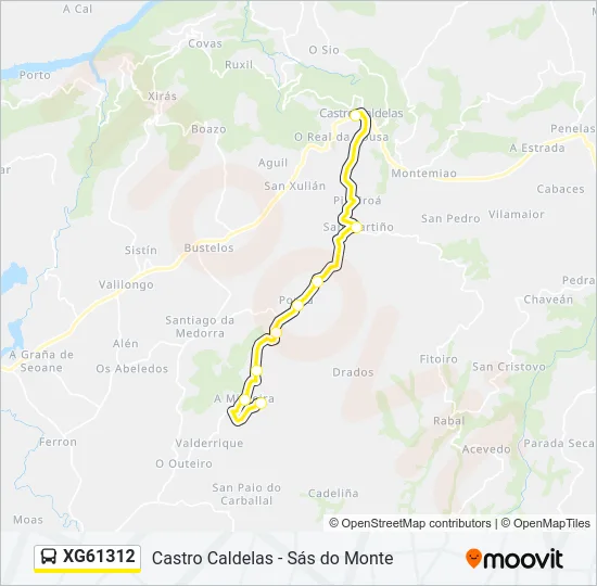 XG61312 Bus Line Map