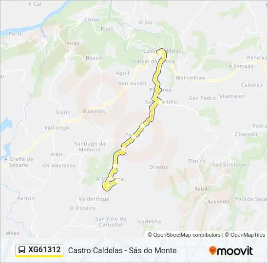 XG61312 Bus Line Map