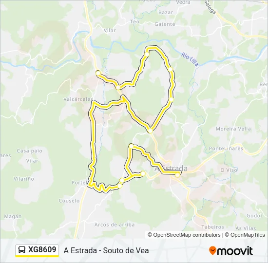 XG8609 Bus Line Map