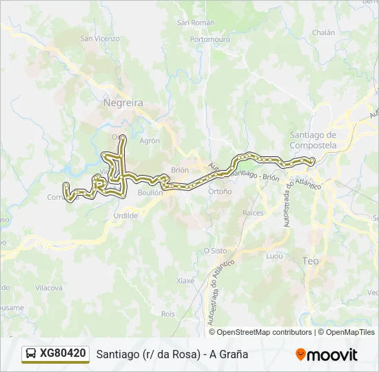 XG80420 Bus Line Map
