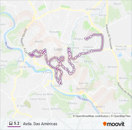 5.2 Bus Line Map