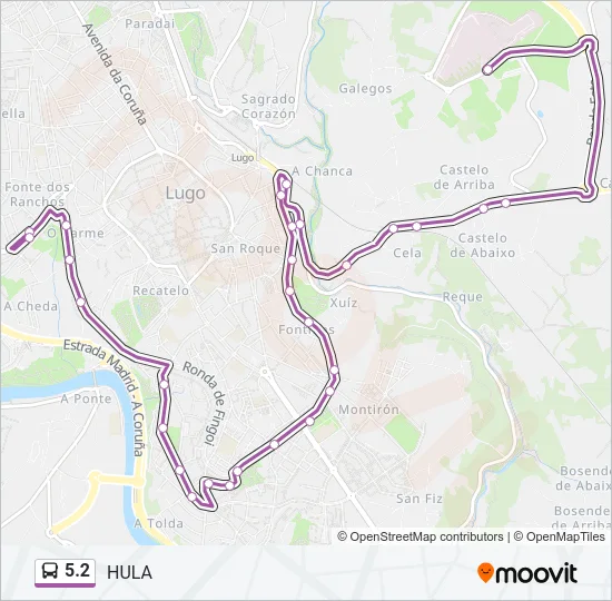 5.2 Bus Line Map