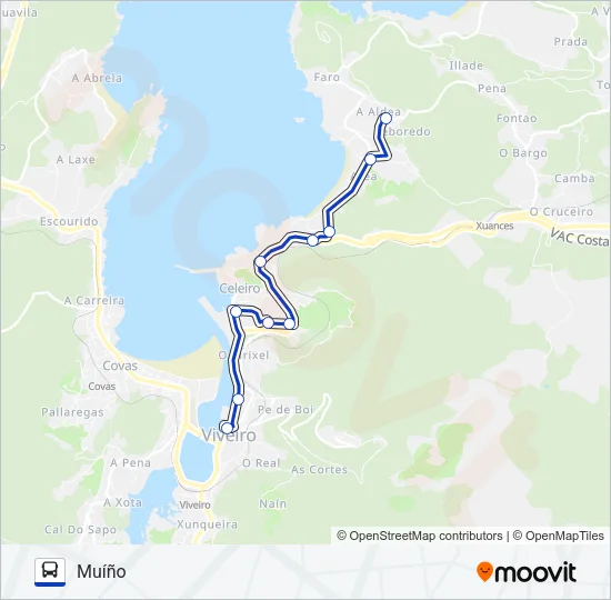 XG61815/16 Bus Line Map