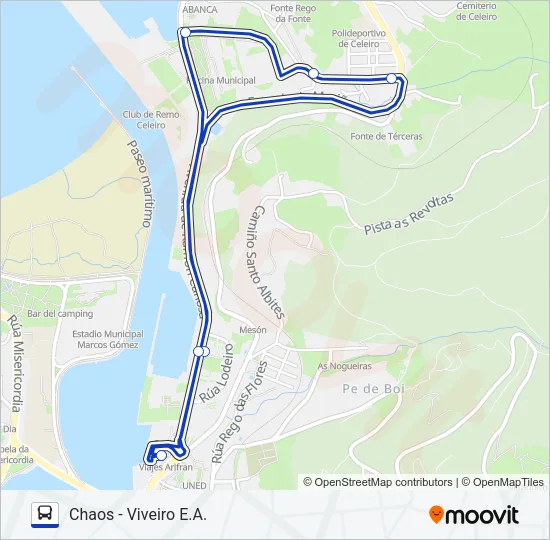 XG61815/16 Bus Line Map