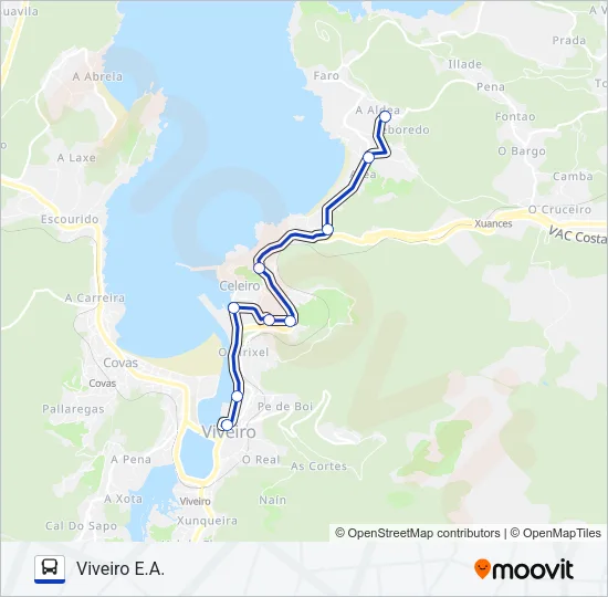XG61815/16 Bus Line Map