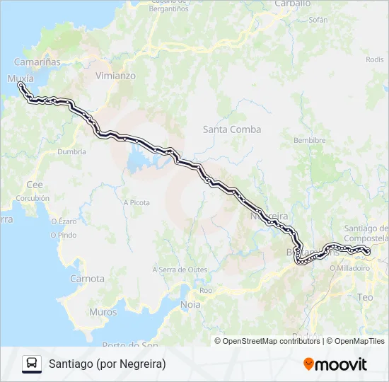 XG804-10/23/60 bus Mapa de línia