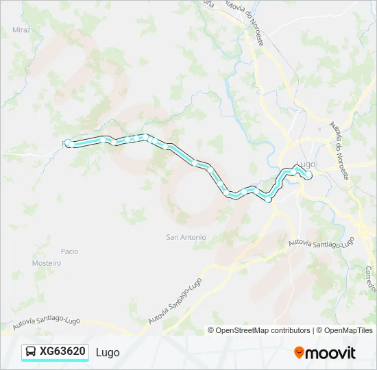 XG63620 Bus Line Map