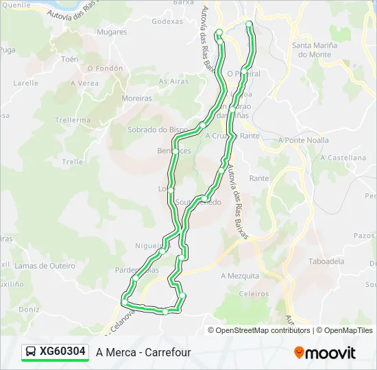 XG60304  Line Map