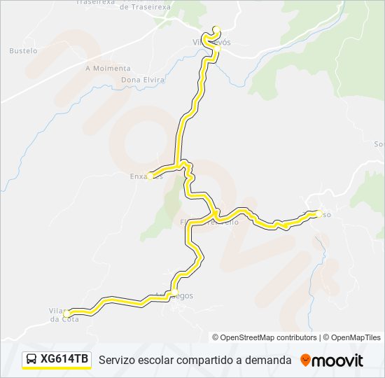 XG614TB bus Line Map