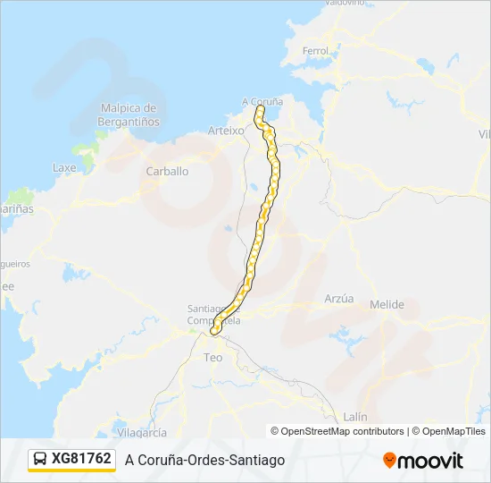 XG81762 Bus Line Map