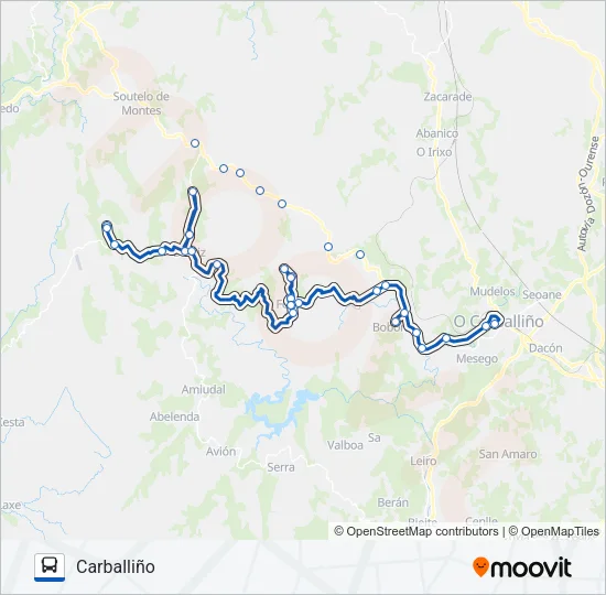 XG60001/6 Bus Line Map