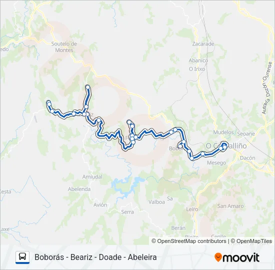 XG60001/6 Bus Line Map