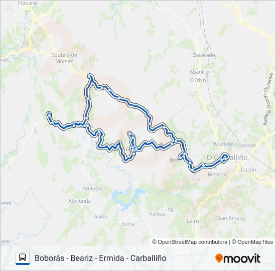XG60001/6 Bus Line Map