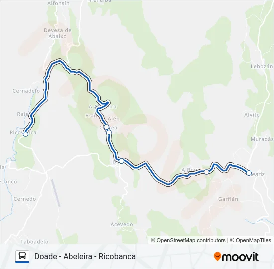 XG60001/6 Bus Line Map