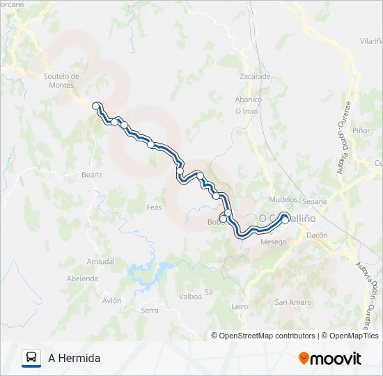 XG60001/6 Bus Line Map