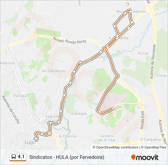 4.1 Bus Line Map