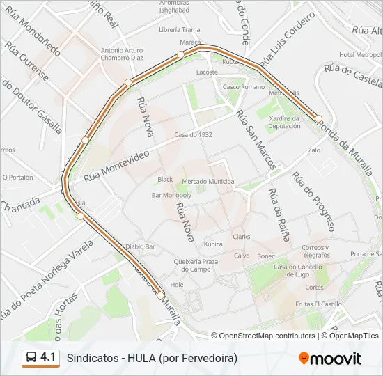 4.1 Bus Line Map