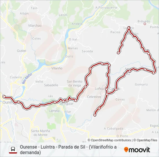 XG60554-56 Bus Line Map
