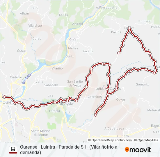 XG60554-56 Bus Line Map