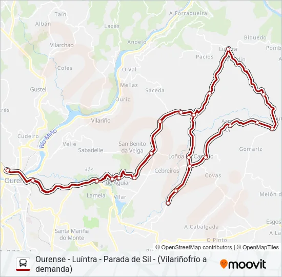 XG60554-56 Bus Line Map