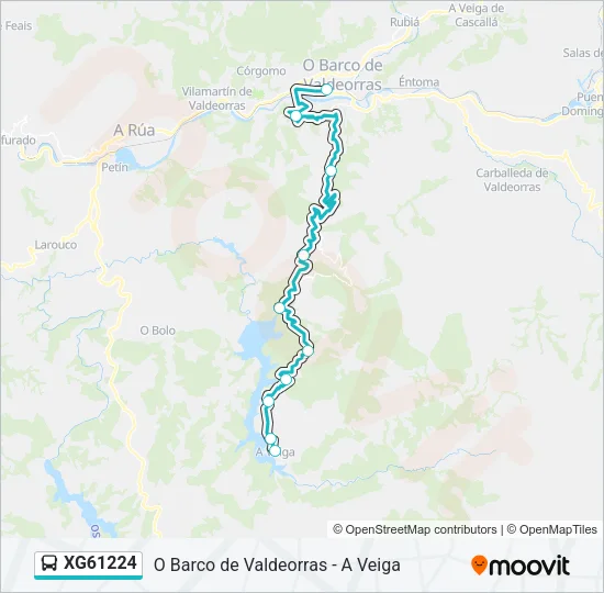 XG61224 Bus Line Map