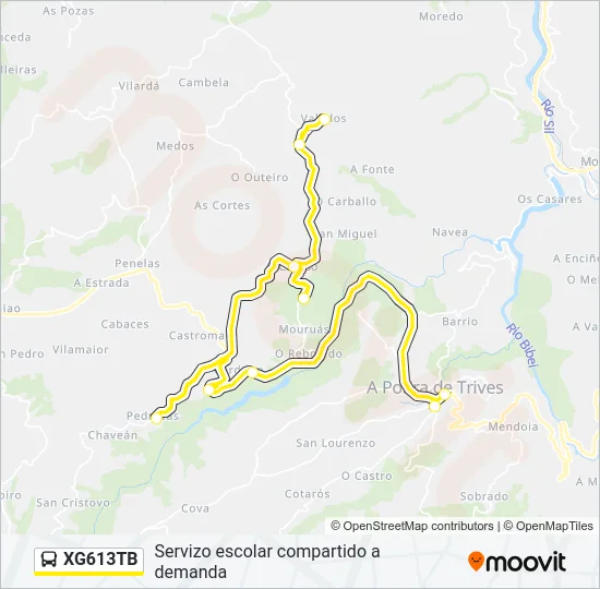 XG613TB Bus Line Map
