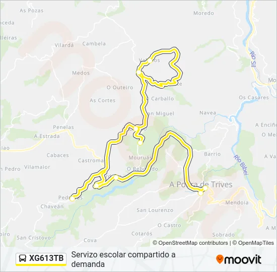 XG613TB Bus Line Map