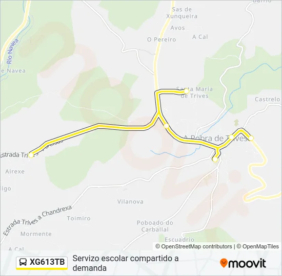 XG613TB Bus Line Map