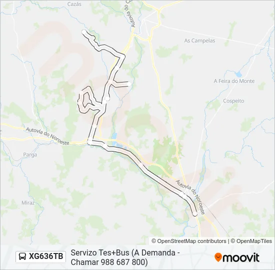 XG636TB Bus Line Map