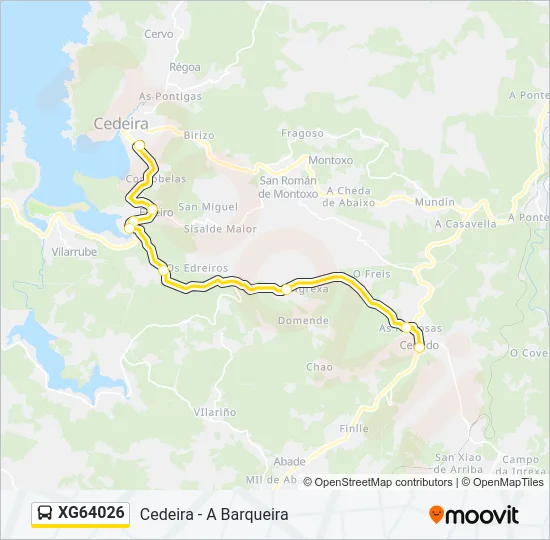 XG64026 Bus Line Map