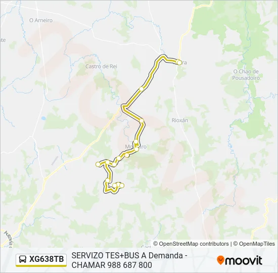 XG638TB Bus Line Map