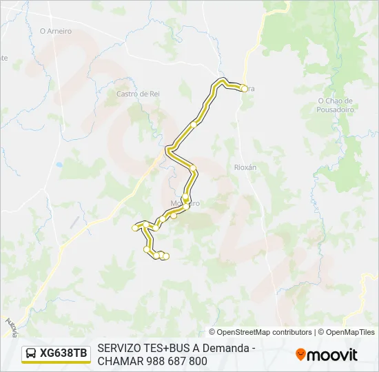 XG638TB Bus Line Map