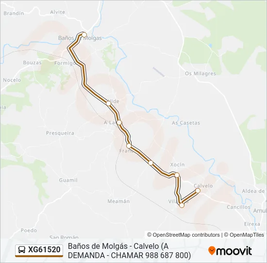 XG61520 Bus Line Map