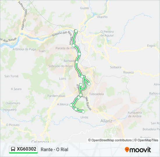XG60302  Line Map