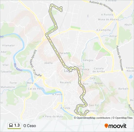 1.3 Bus Line Map