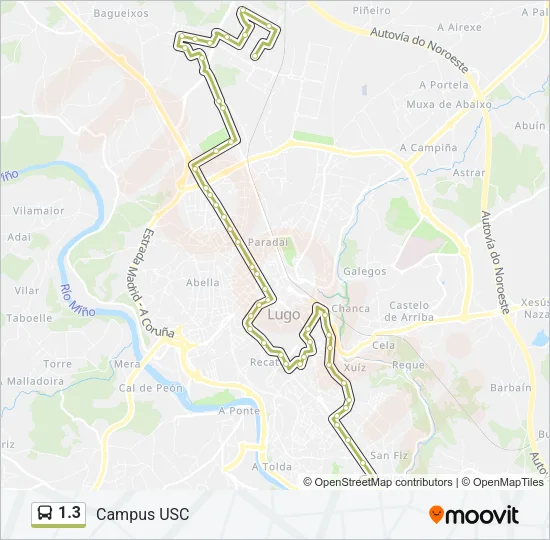 1.3 Bus Line Map