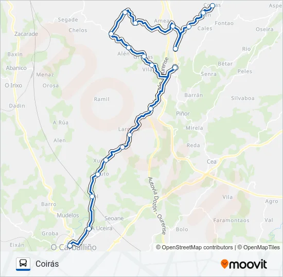 XG60011/12 Bus Line Map