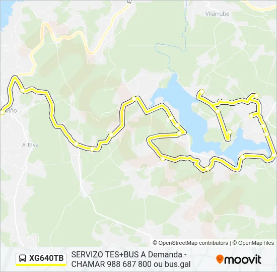 XG640TB Bus Line Map