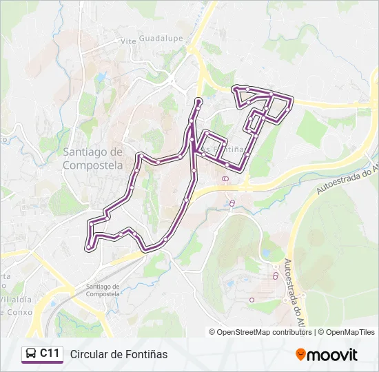 C11 Bus Line Map
