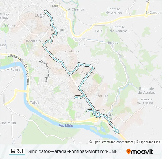 3.1 Bus Line Map