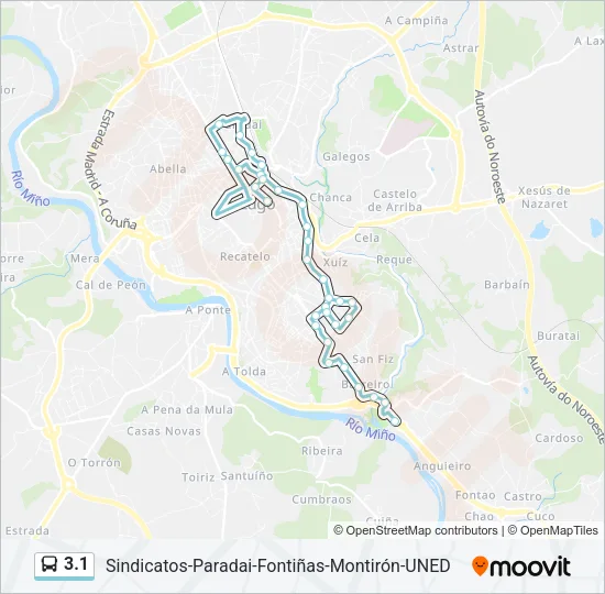 3.1 Bus Line Map
