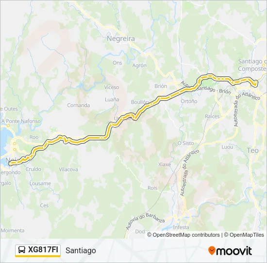 XG817FI Bus Line Map