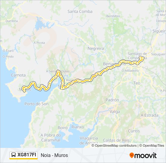 XG817FI bus Line Map