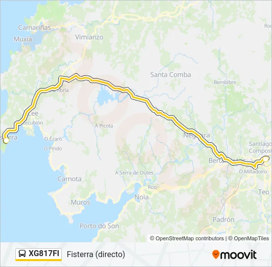 XG817FI Bus Line Map