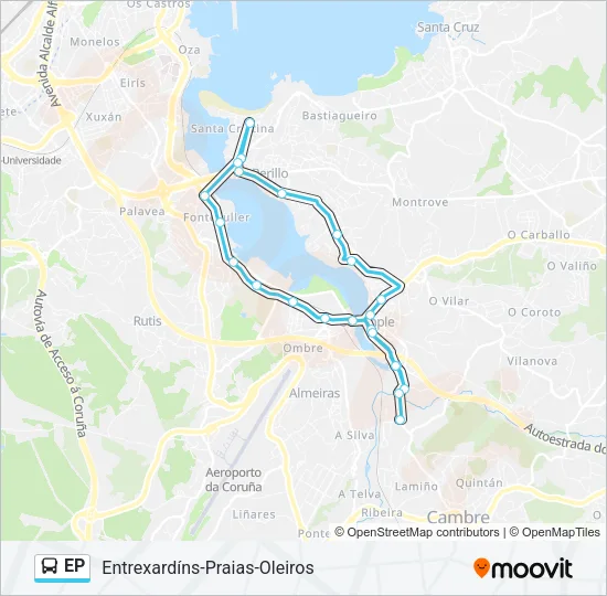 EP Bus Line Map