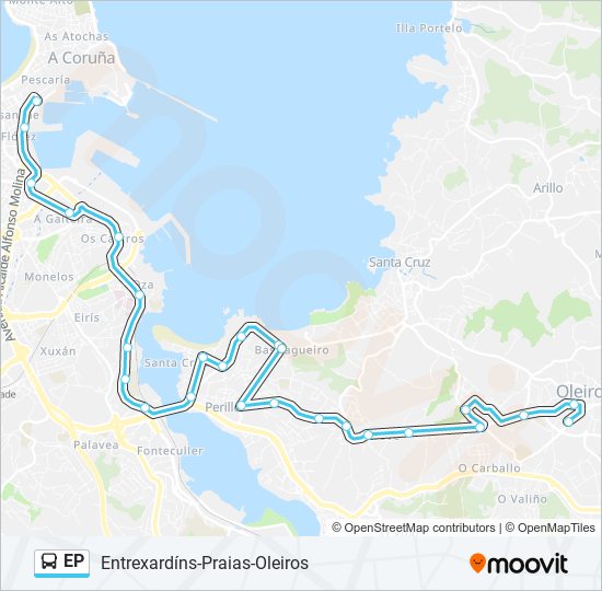 EP bus Line Map