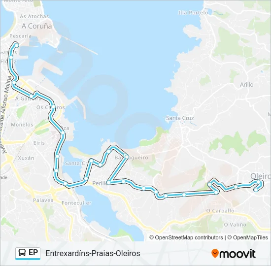 EP Bus Line Map