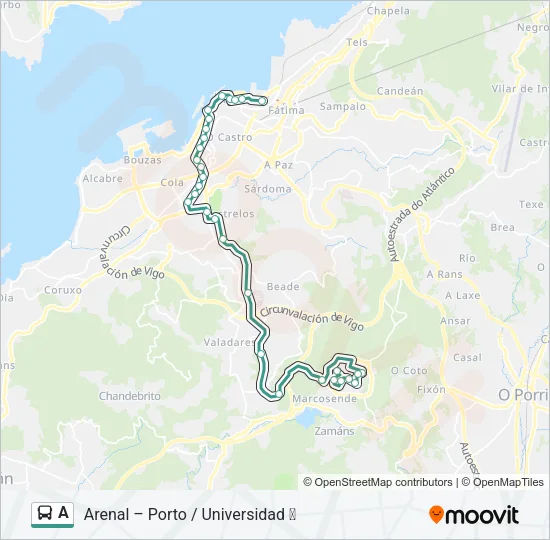 A Bus Line Map